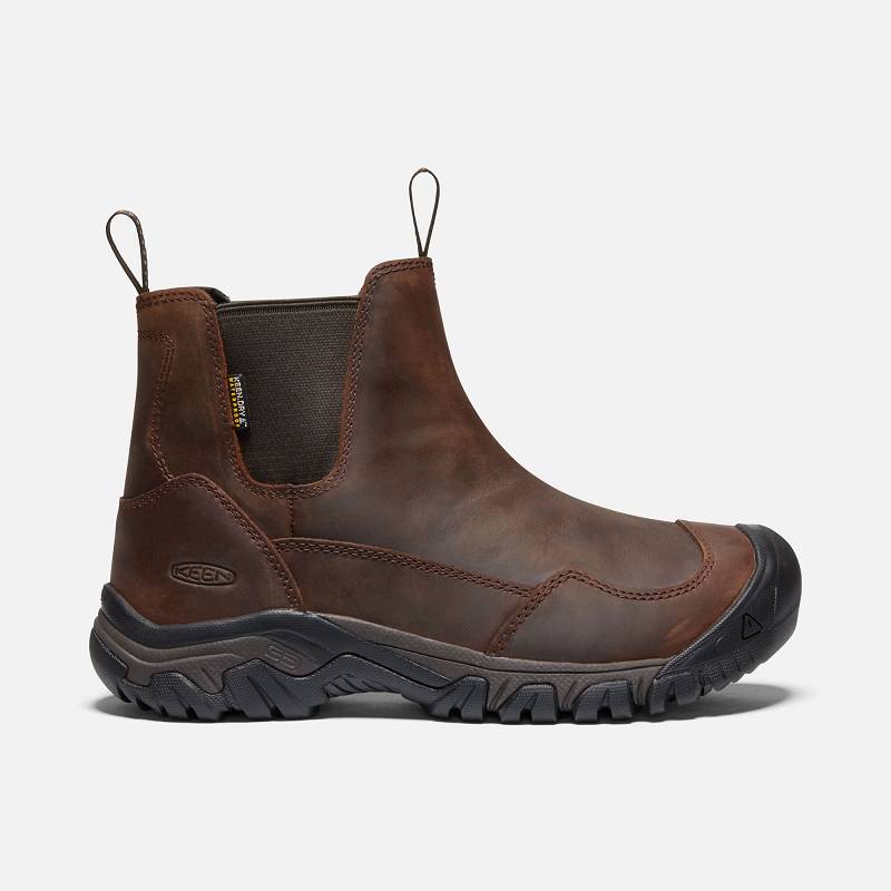 Keen Hoodoo III Waterproof Chelsea Boots Damen DE-78630 Tortoise Shell/Mulch - Keen Damenschuhe Brau